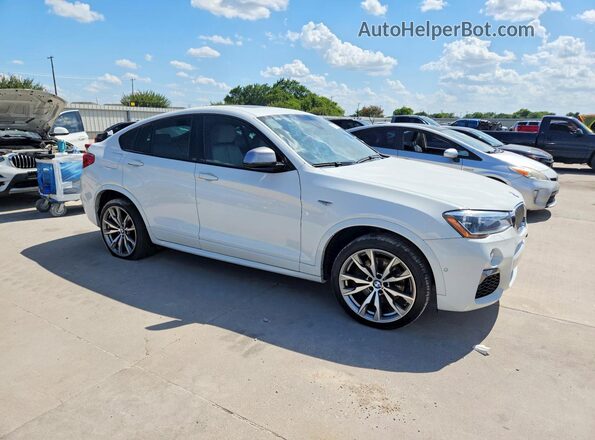 5UXXW7C53J0W64483 2018 BMW X4 White Դիմացի տեսք