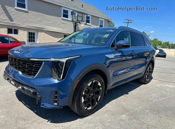 5XYRL4JC8SG344980 2025 KIA SORENTO Blue Tył lewy