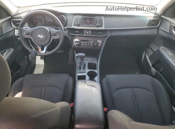 KNAGT4L3XG5098984 2016 KIA OPTIMA White Вид щитка приладів