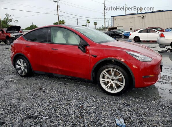 5YJYGDEDXMF110532 2021 TESLA MODEL Red Front view