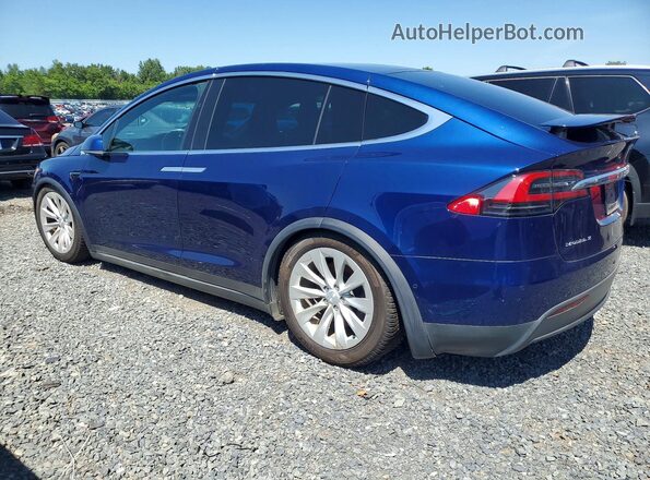 5YJXCBE24HF054703 2017 TESLA MODEL Blue Հետևի աջ