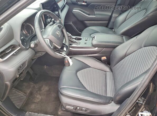 5TDKDRAHXRS541914 2024 TOYOTA HIGHLANDER Black Սալոնի 360 աստիճան տեսք