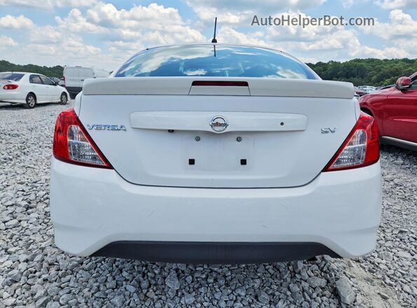 3N1CN7AP4KL878624 2019 NISSAN VERSA White წინა სალონის ხედი