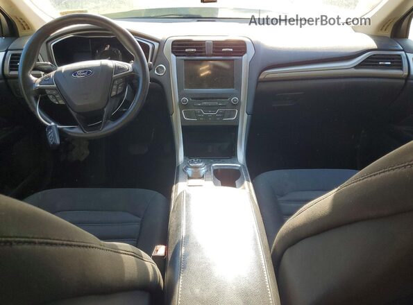 3FA6P0HD0HR305335 2017 FORD FUSION Black Vista del cuadro de instrumentos