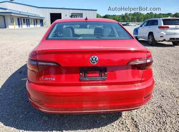 3VWC57BUXKM111692 2019 VOLKSWAGEN JETTA Red Вид салону спереду
