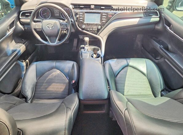 4T1B11HK6JU088804 2018 TOYOTA CAMRY White Вид щитка приладів
