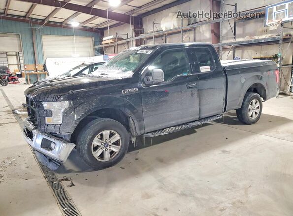 1FTFX1EF5GKF57526 2016 FORD F150 Black Rear left