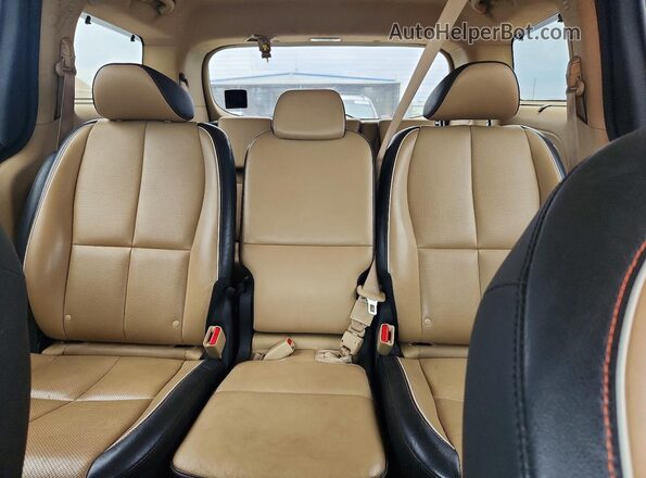 KNDMB5C18K6515163 2019 KIA SEDONA Белый Вид задней части салона