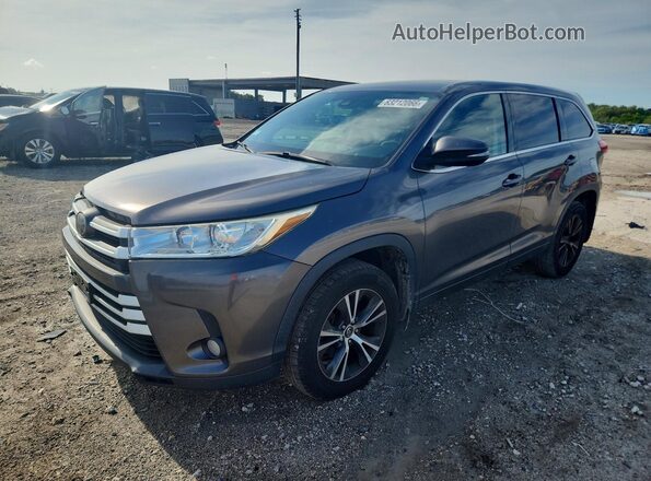 5TDBZRFH0HS414372 2017 TOYOTA HIGHLANDER Серый Задняя левая четверть