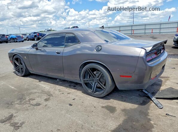 2C3CDZFJ9KH719479 2019 DODGE CHALLENGER Серый Задняя правая четверть