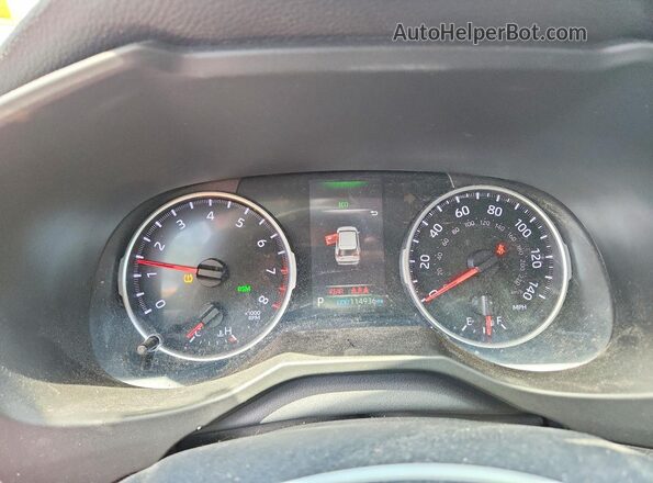 2T3P1RFV0KW058658 2019 TOYOTA RAV4 Silver Instrument cluster view