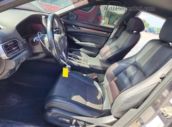 1HGCV1F3XKA103124 2019 HONDA ACCORD Gray Widok deski rozdzielczej