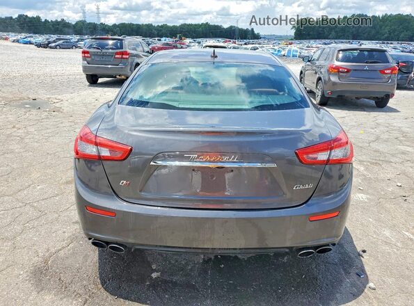 ZAM57RTA1G1175027 2016 MASERATI GHIBLI Gray Vista interior delantera