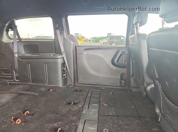 2C4RDGEG8JR285113 2018 DODGE GRAND Maroon Widok komory silnika
