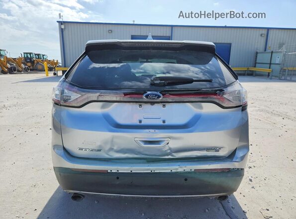2FMPK4K93JBB67525 2018 FORD EDGE Silver Widok wnętrza z przodu