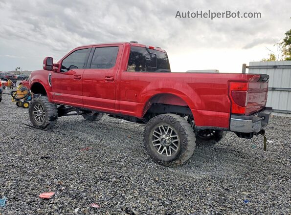 1FT7W2BTXNED50276 2022 FORD F250 Burgundy Հետևի աջ