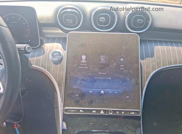 W1KAF4GB7PR117071 2023 MERCEDES-BENZ C Черный Вид щитка приборов