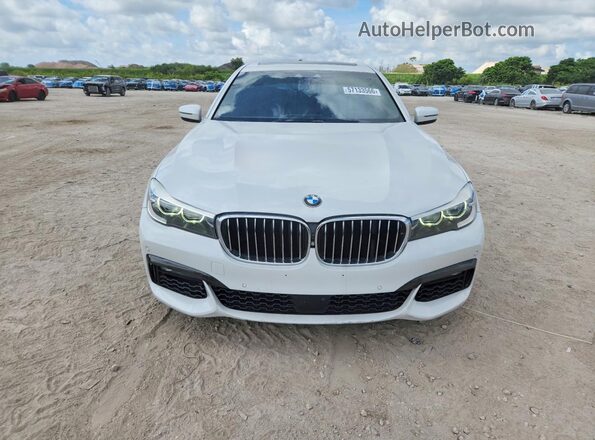 WBA7E2C58GG547860 2016 BMW 7 SERIES White Vista trasera