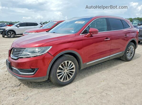 2LMPJ6KR6HBL16197 2017 LINCOLN MKX Red უკანა მარცხენა