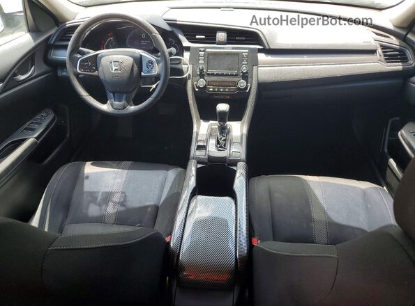 2HGFC2F6XLH599905 2020 HONDA CIVIC White Вид щитка приладів