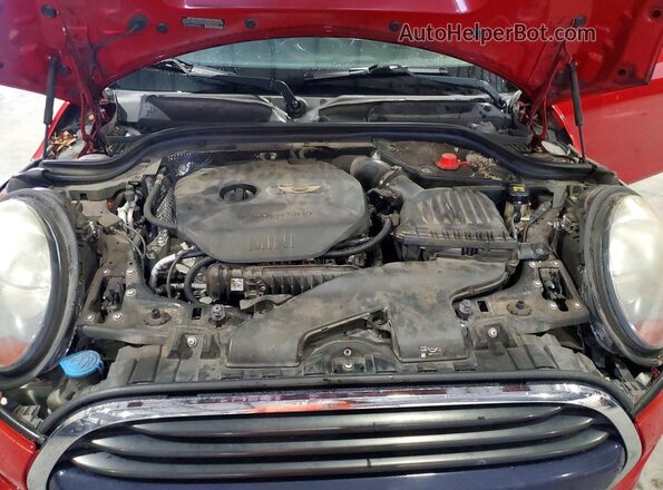 WMWXP5C52G2D14701 2016 MINI COOPER Red Engine compartment view