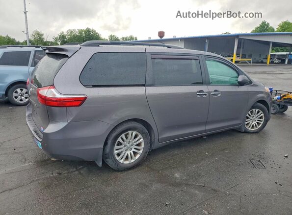 5TDYZ3DC3HS890503 2017 TOYOTA SIENNA Gray წინა მარჯვენა