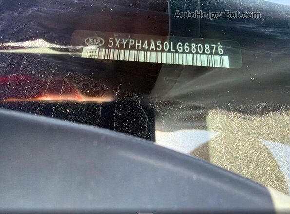5XYPH4A50LG680876 2020 KIA SORENTO Black Vista interior trasera