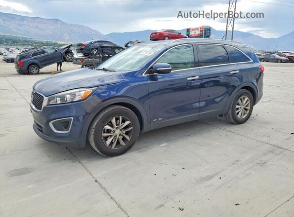5XYPGDA57HG208250 2017 KIA SORENTO Blue Tył lewy