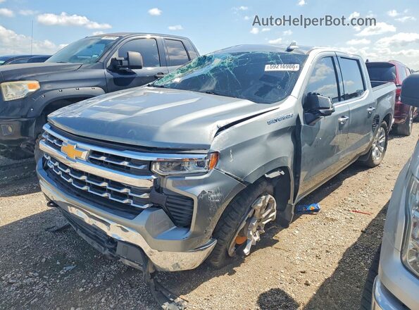 2GCPAEED1P1111286 2023 CHEVROLET SILVERADO Gray Rear left