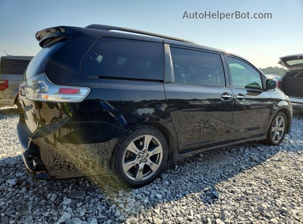 5TDXZ3DC0JS955065 2018 TOYOTA SIENNA Black Przód prawy