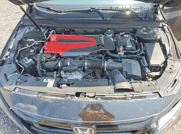 1HGCV1F32LA120274 2020 HONDA ACCORD Черный Вид подкапотного пространства