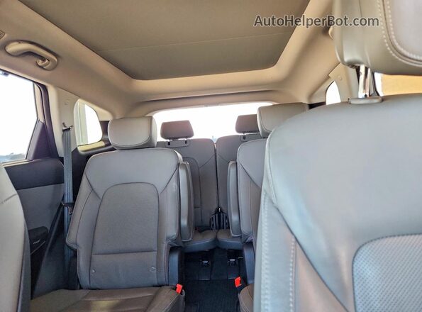 KM8SRDHF8KU300603 2019 HYUNDAI SANTA Gray Вид задньої частини салону