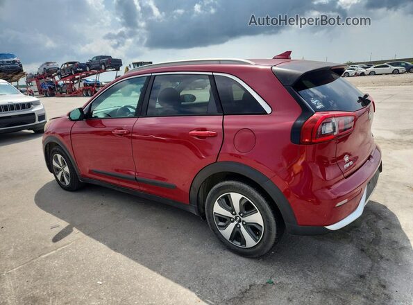 KNDCC3LC0H5042212 2017 KIA NIRO Red უკანა მარჯვენა