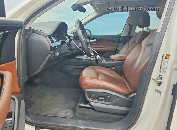 WA1AAAF76JD005400 2018 AUDI Q7 Белый Вид панели приборов