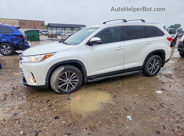 5TDKZRFH5KS572455 2019 TOYOTA HIGHLANDER Белый Задняя левая четверть