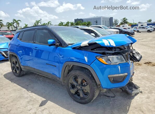 3C4NJCBB4KT676847 2019 JEEP COMPASS Blue Widok z przodu