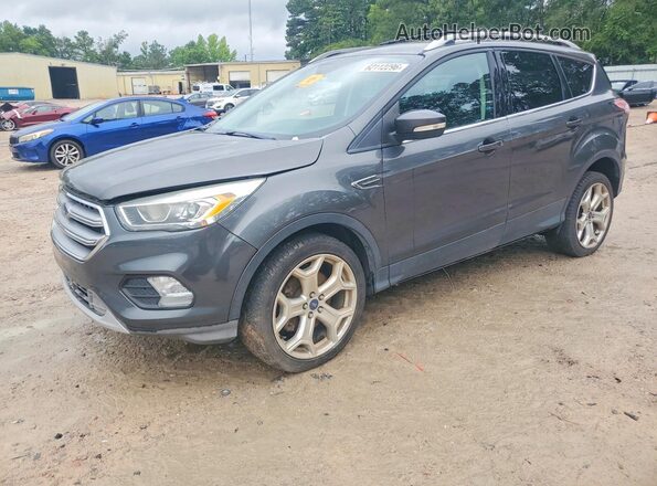 1FMCU9JD2HUA86564 2017 FORD ESCAPE Gray Rear left
