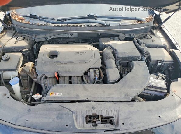 5NPE34AF1HH586276 2017 HYUNDAI SONATA Black Вид підкапотного простору