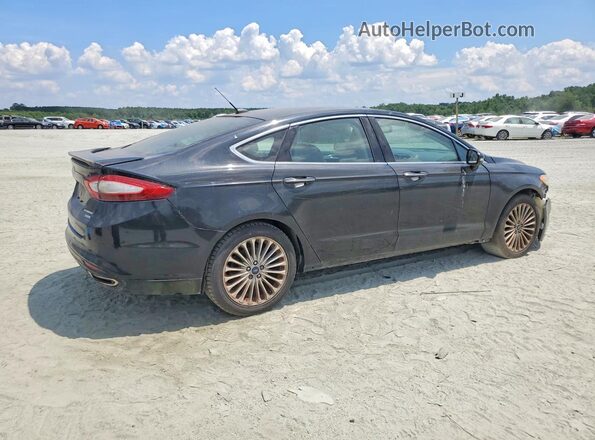3FA6P0K98GR369822 2016 FORD FUSION Черный Передняя правая четверть