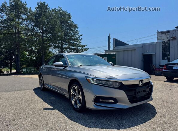 1HGCV1F44KA033841 2019 HONDA ACCORD Silver Задня ліва чверть
