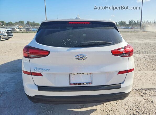 KM8J23A47LU140203 2020 HYUNDAI TUCSON White Вид салону спереду