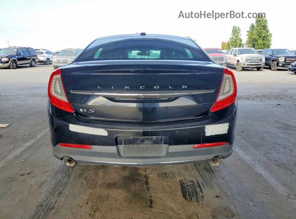 1LNHL9DK8GG602846 2016 LINCOLN MKS Black Widok wnętrza z przodu