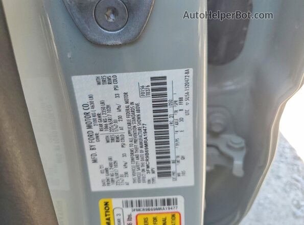 3FMCR9B69MRA19477 2021 FORD BRONCO Gray VIN կոդի պիտակի տեսք