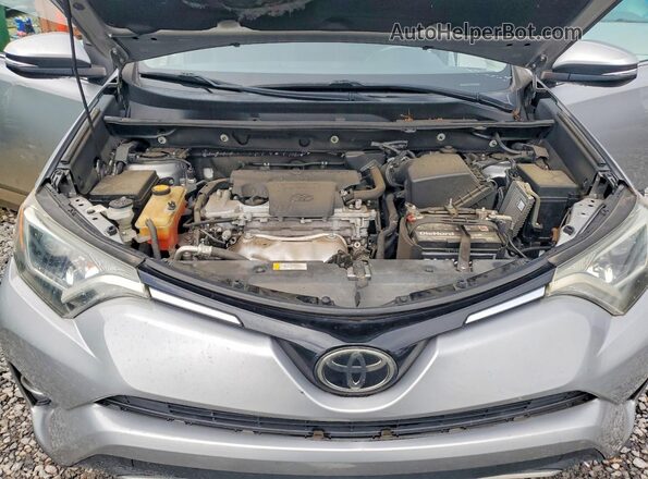 2T3WFREV6JW501876 2018 TOYOTA RAV4 Silver Widok naklejki z numerem VIN