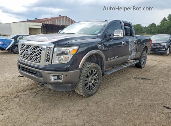 1N6BA1F20GN510623 2016 NISSAN TITAN Black უკანა მარცხენა