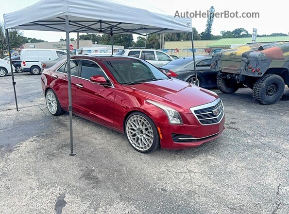 1G6AB5RX8H0150237 2017 CADILLAC ATS Burgundy Հետևի ձախ