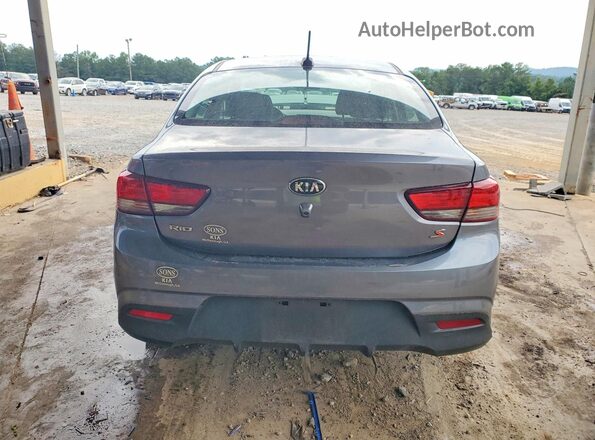 3KPA24AB5KE241620 2019 KIA RIO Gray Front interior view