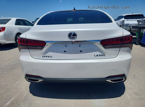 JTHD51FF5N5017163 2022 LEXUS LS White Սալոնի դիմացի տեսք