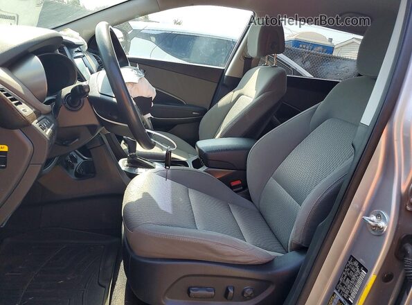 KM8SMDHFXHU170783 2017 HYUNDAI SANTA Silver წინა პანელის ხედი