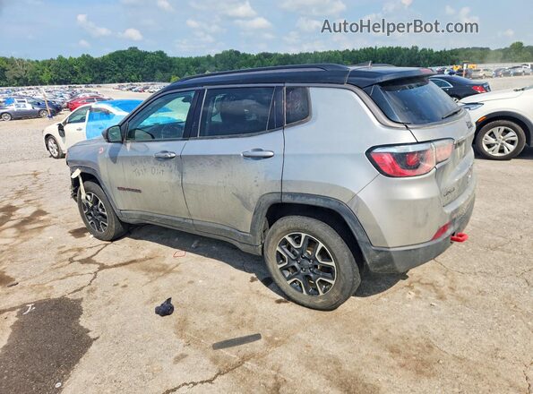 3C4NJDDBXLT195280 2020 JEEP COMPASS Серый Задняя правая четверть